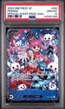 2024 ONE PIECE JAPANESE PROMOS OFFICIAL EVENT PRIZE-ASIA #093 PERONA PSA 10