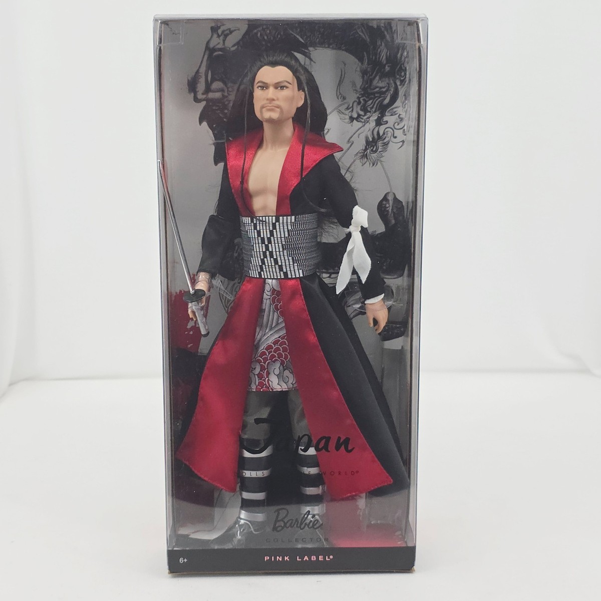 (未使用･未開封品)　バービー ドール オブ ザ ワールド ジャパン ケン V5005 ピンクラベル tu1jdyt Mattel Japan Samurai Ken Dolls of The World Barbie Collector