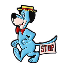 Comedy Animation Movie Blue Dogs Brooch Enamel Pins Custom I'M Your Loyal Hound