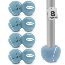 Precut Walker Tennis Ball Glides - Light Blue - 4 Pairs