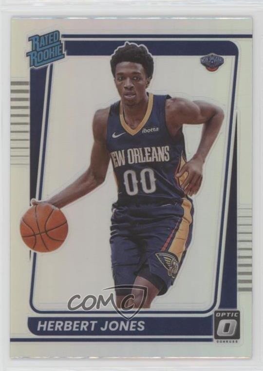2021-22 Panini Donruss Optic Rated Holo Prizm Herbert Jones #157 Rookie RC 5lz