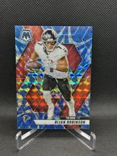 2025 Panini Mosaic - Bijan Robinson #166 Reactive Blue Prizm / Falcons