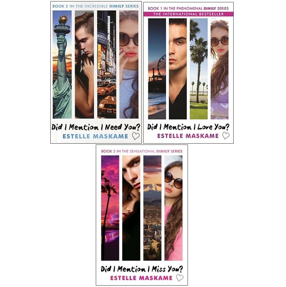 Estelle Maskame DIMILY Series 3 Books Collection Set Did I Mention I Miss You?