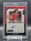 AYO DOSUNMU 2021-22 CONTENDERS VARIATION ROOKIE TICKET ON CARD AUTO RC #133