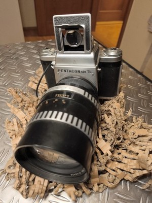 Pentacon six TL mit Carl Zeiss Jena Sonnar 2,8/180 Objektiv