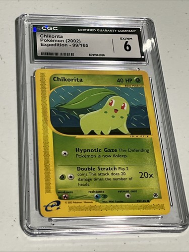 Chikorita graded CGC 6 for sale on eBay