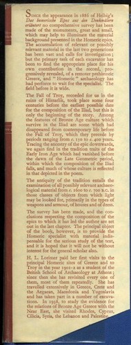 LORIMER, H. L. Homer and the Monuments. 1950. First edition - Imagen 2 de 2