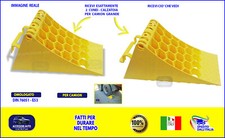 2 Blocca Ruote Camion auto Cuneo Ferma Ruote Omologati Calzatoie Blocco Camper 