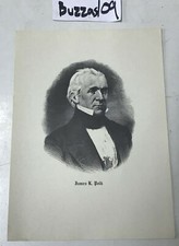 James Polk Silhouette Poster Portrait B&W Photo Print Fabian Bachrach 9