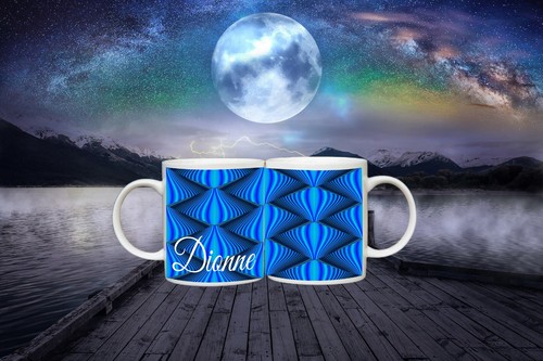 Choose personalised psychedelic design mug - gift ideas, present, birthday - Picture 3 of 11