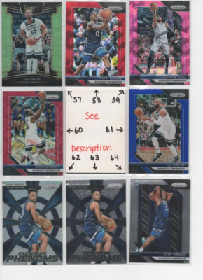 NEW Minnesota Timberwolves U-PICK Serial #'d JERSEY AUTO Rookies KAT DLO WIGGINS