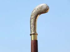 Hand Carved Walking Stick Cane - Cool Fancy Walking Sticks Wooden Canes for Men