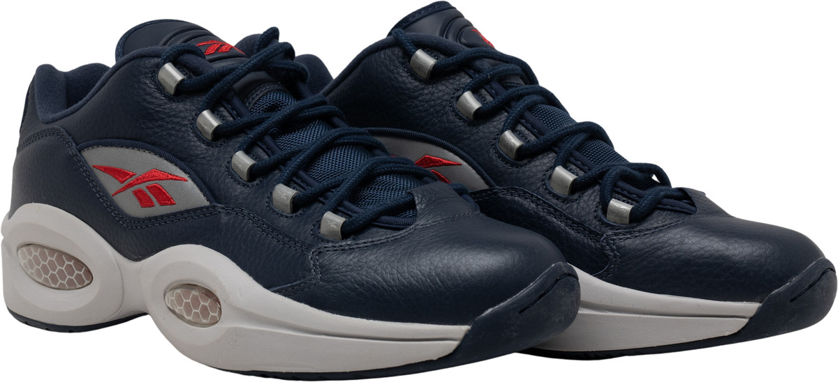 Reebok Question Low Navy Red for Sale | Authenticity Guaranteed | eBay