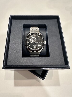 Grayton Cushion 24H Urban Gray 44.5 mm Automatic Stainless Steel Bracelet Watch