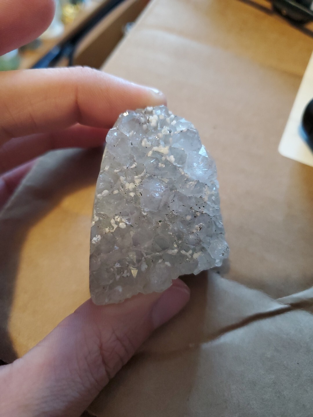 90g Natural Clear Quartz Crystal Cluster - Healing Mineral Specimen