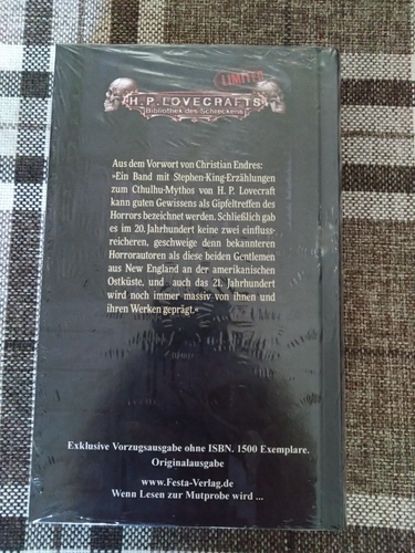 Stephen King - Briefe aus Jerusalem Festa-Verlag lim. 1500 OVP - OOP - Bild 3 von 3