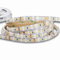 Mextronic 24V Led Streifen 5M Led Strip 3528 Warmweiß (2700K) 48W 500CM 24V IP44