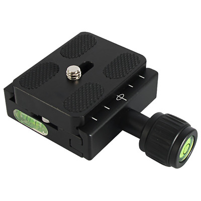 50mm Aluminum Tripod Quick Release Plate Clip seat set  for DSLR Camer