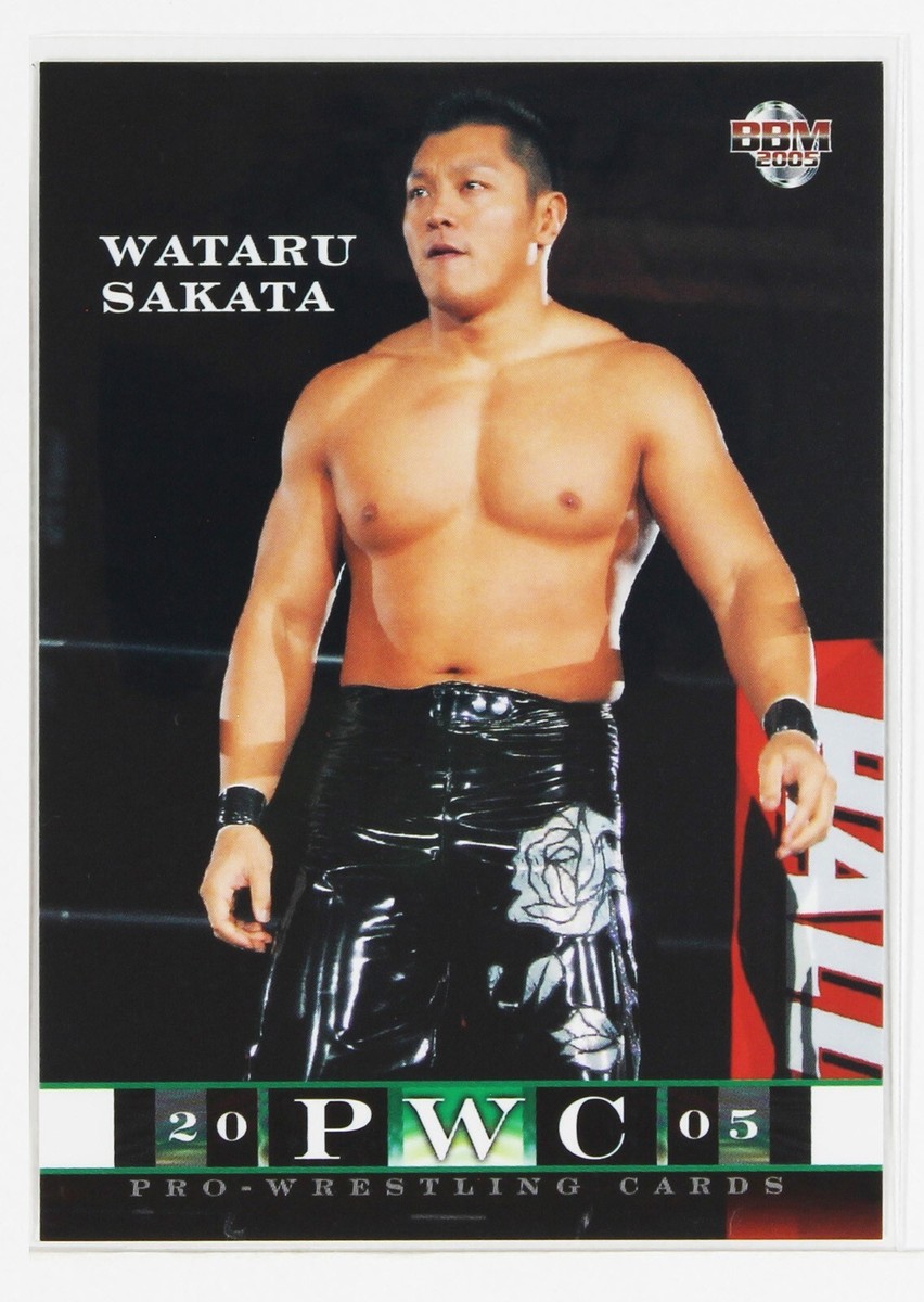 WATARU SAKATA - 2005 BBM Pro-Wrestling Trading Card | eBay