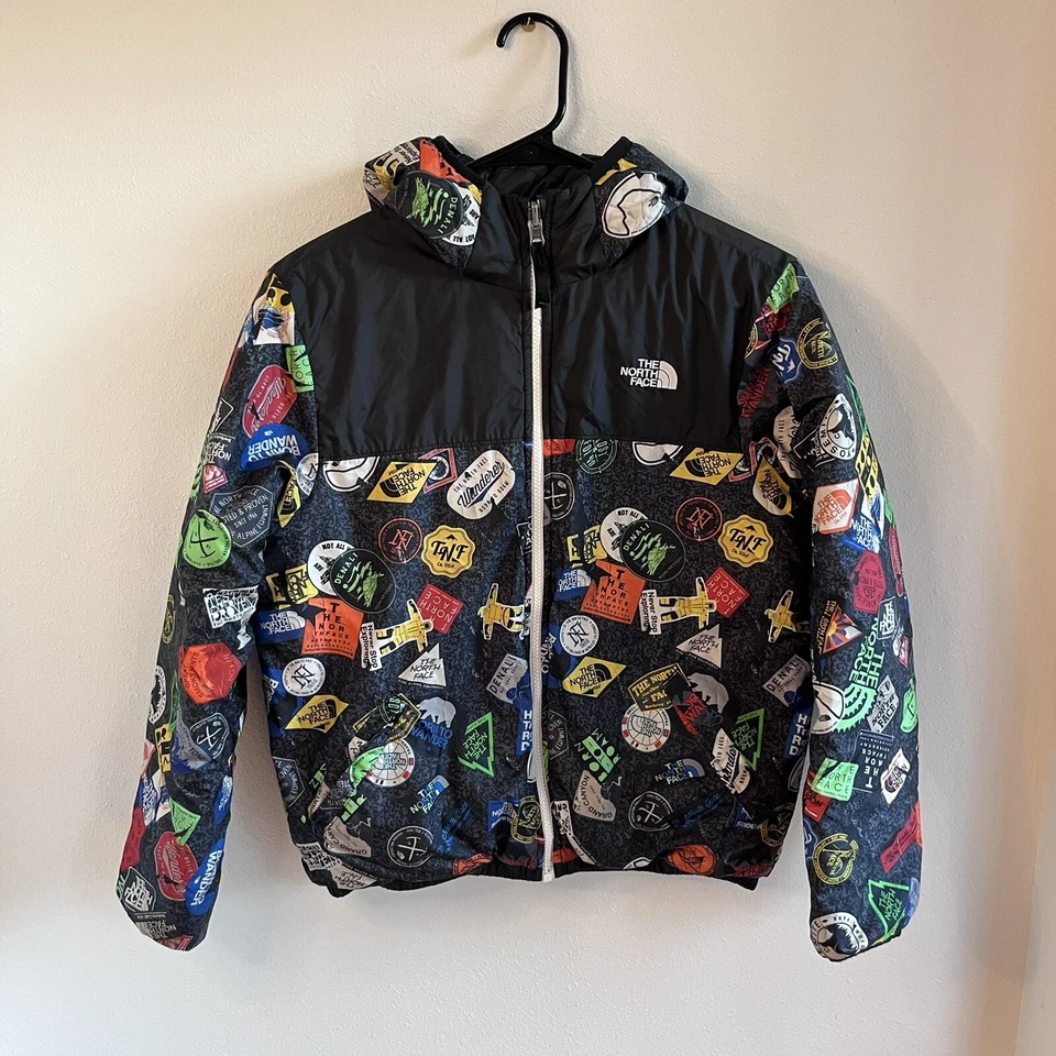 The North Face Kids' Reversible National Parks Hooded Jacket Large Black 14/16 - Image 2 of 4