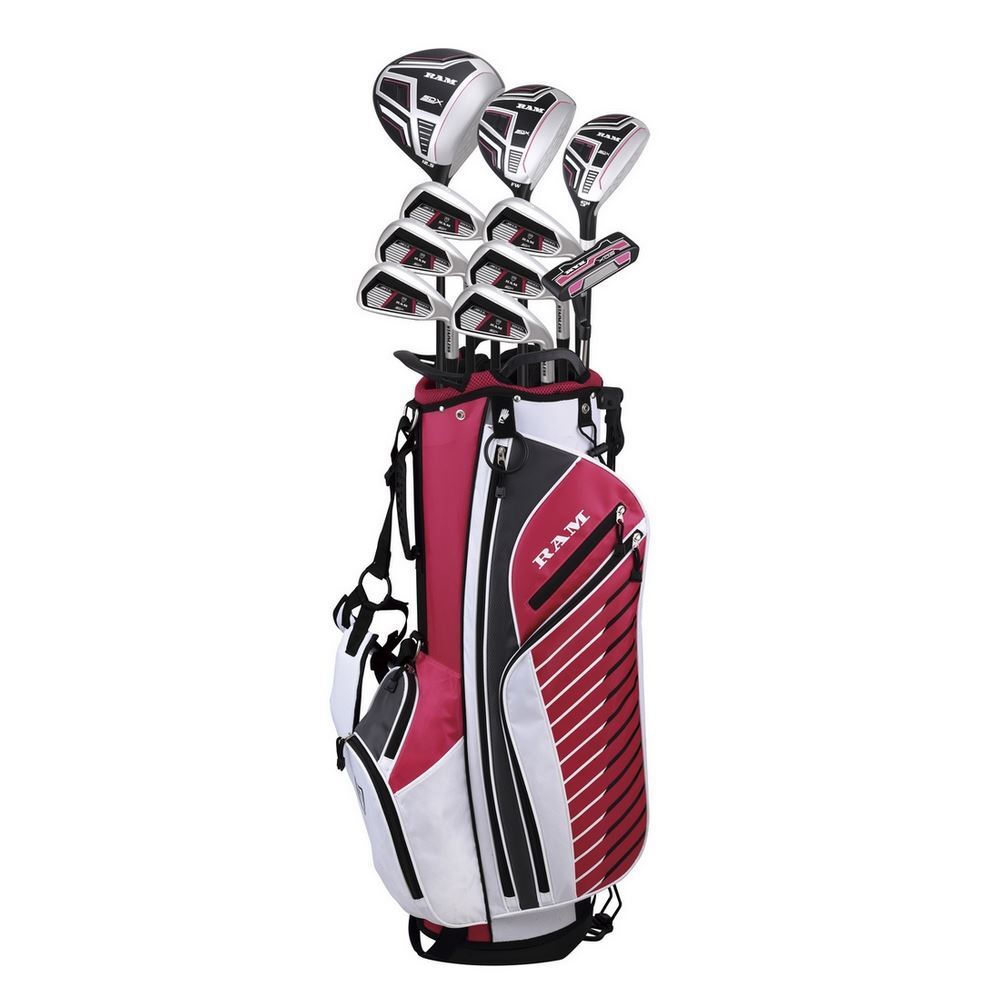 Sdx Ladies Golf Clubs Set + Bag, Left Hand, All Graphite