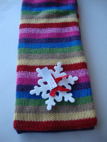 Gap Kids 100% Lambswool Multi-Color Strip Girl Scarf - NEW NWT - Winter Holiday - Picture 2 of 8