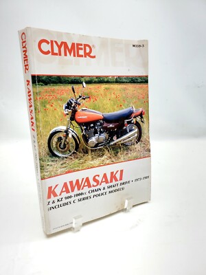 1973-1981 Kawasaki Z KZ 900-1000cc Chain Shaft Drive Clymer Repair