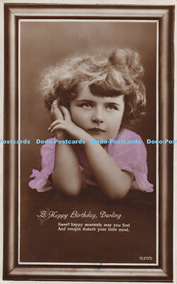 R385220 A Happy Birthday Liebling 1020 5 RP Postkarte