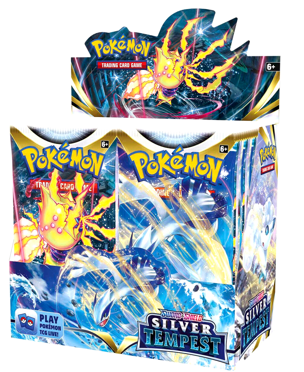 Pokemon TCG Sword & Shield Silver Tempest Booster Box 36