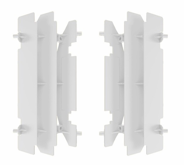 Carénage plastique radiateur Polisport blanc moto Suzuki RM250 1996-2006