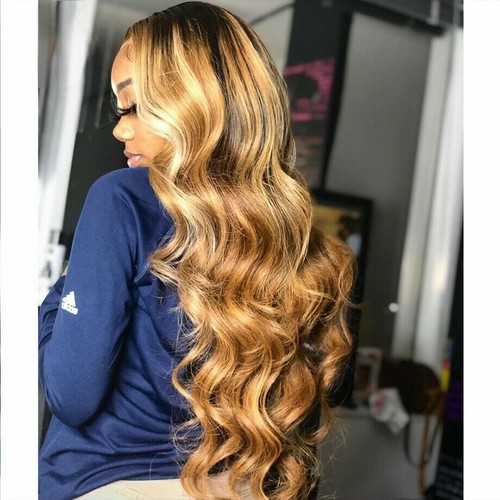 blonde wig with highlights