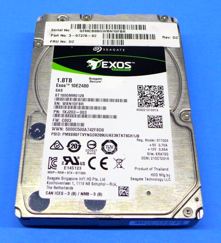 Seagate Exos 10E2400 ST1800MM0129 - Disco Rigido Ibrido - 1.8 TB - Foto 8