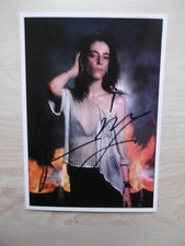 Patti Smith autograph signed 10x15 cm postcard