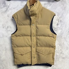 Vintage Frostline Down Vest Mens Small 19.23.5 Insulated Puffer Winter