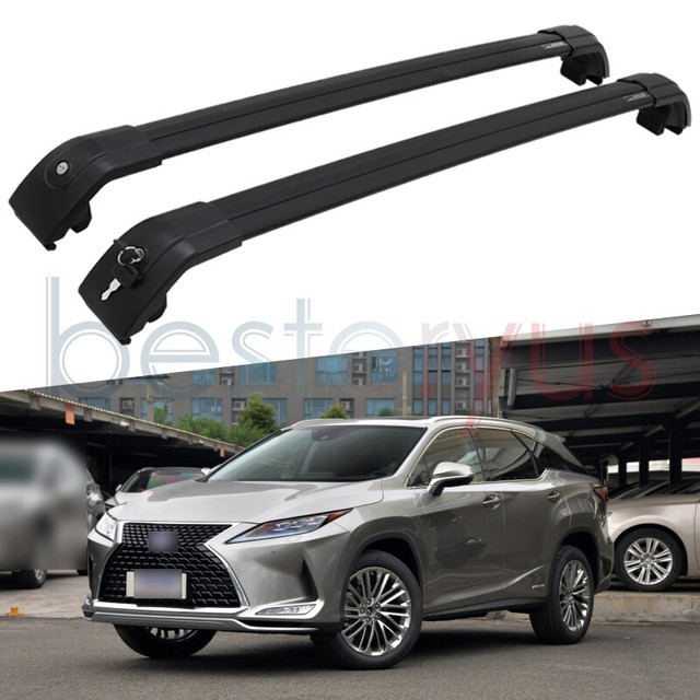 2 PCS Silver Cross Bar for Lexus RX 20162020 Aluminum Roof Rack Rail