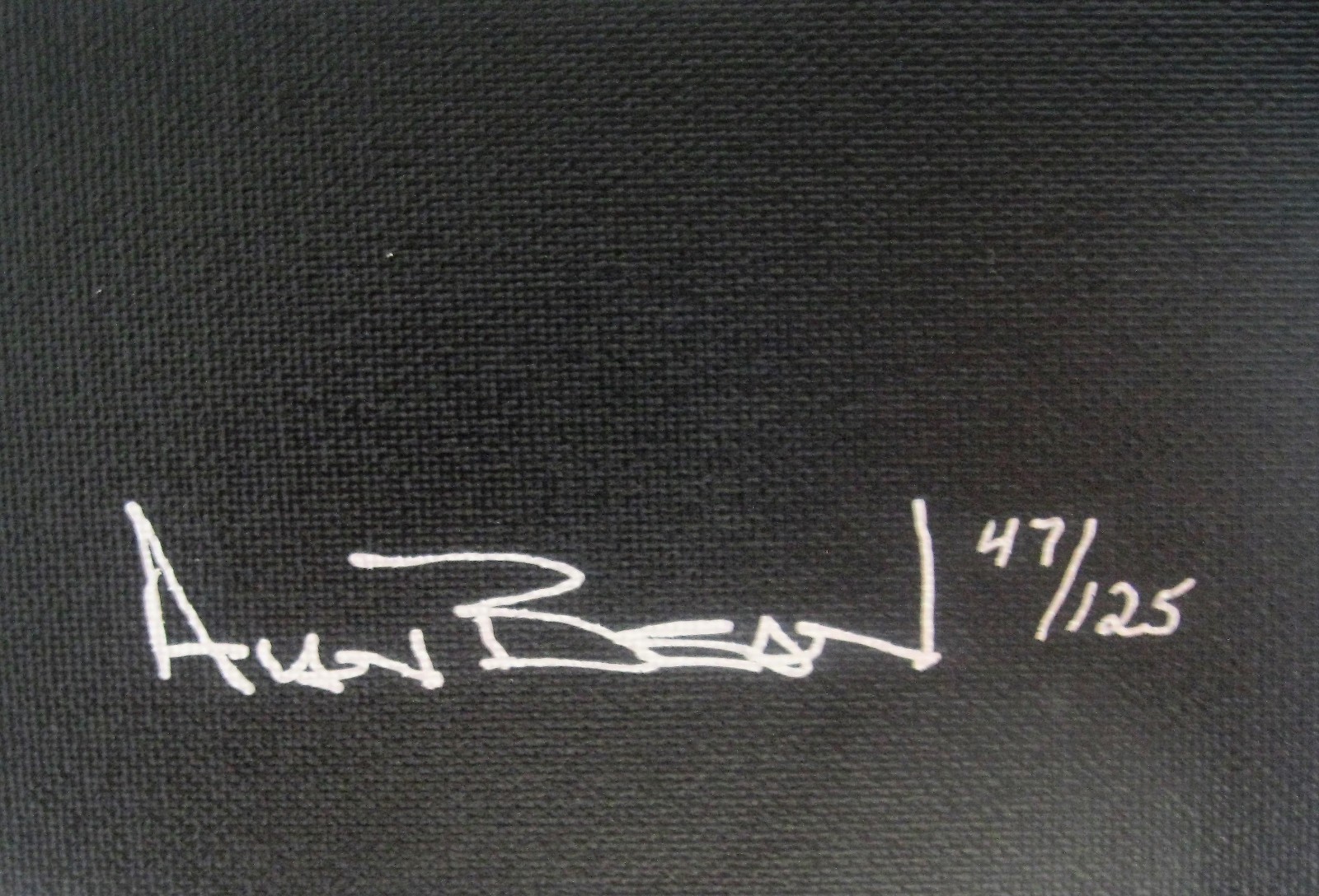 LUNAR GRAND PRIX JOHN YOUNG APOLLO 16 캔버스 프린터 앨런 빈 서명 증명-Freehip.co.kr