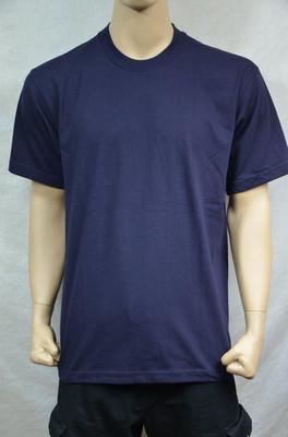 6 NEW PRO5 SUPER HEAVY WEIGHT T-SHIRT NAVY BLUE TEE PLAIN BLANK COTTON S-7XL