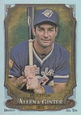PAUL MOLITOR TOPPS ALLEN GINTER SILVER PORTRAIT HOT BOX FOIL BLUE JAYS #243 2024