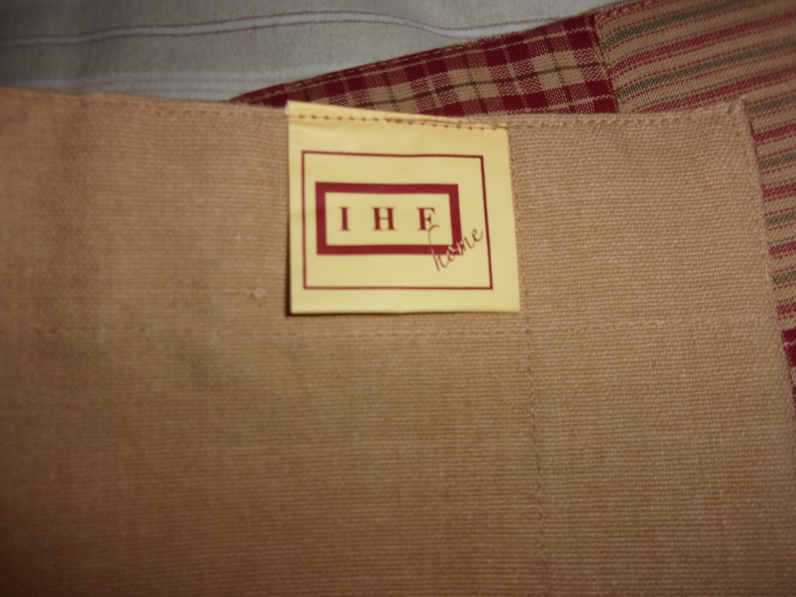 Set of 2 IHF Home Décor Placemats CardnalRed Bird Plaid12 x 18