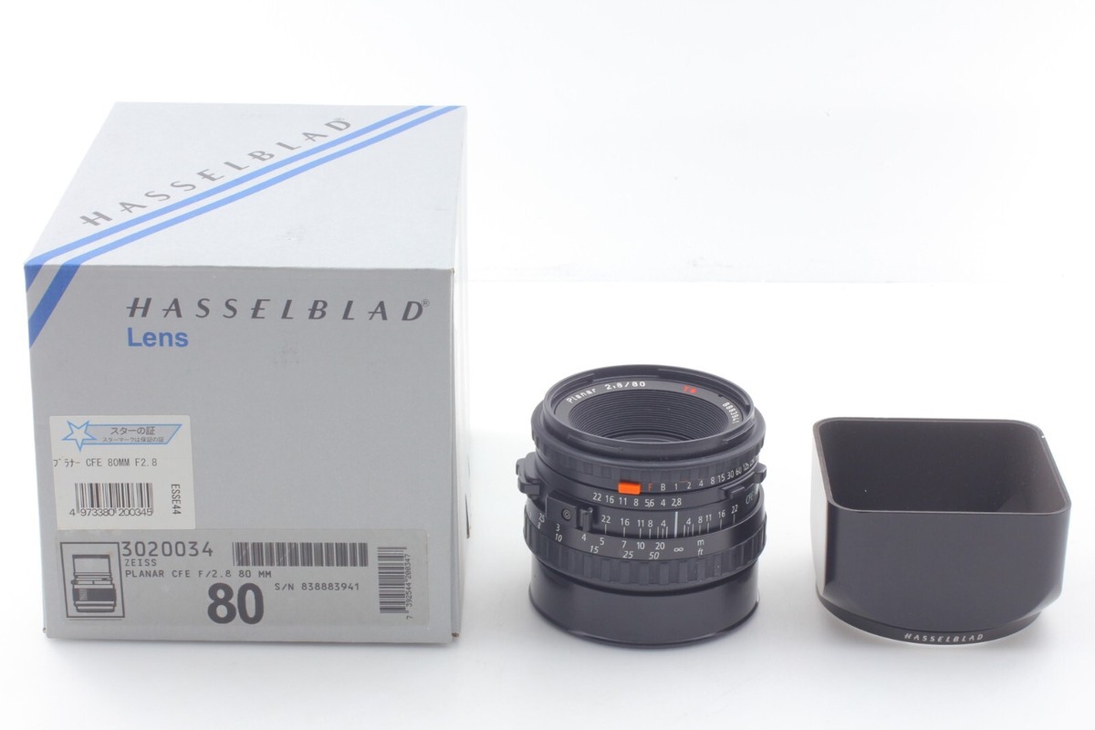 ALMOST UNUSED IN BOX】Hasselblad Carl Zeiss Planar CFE 80mm