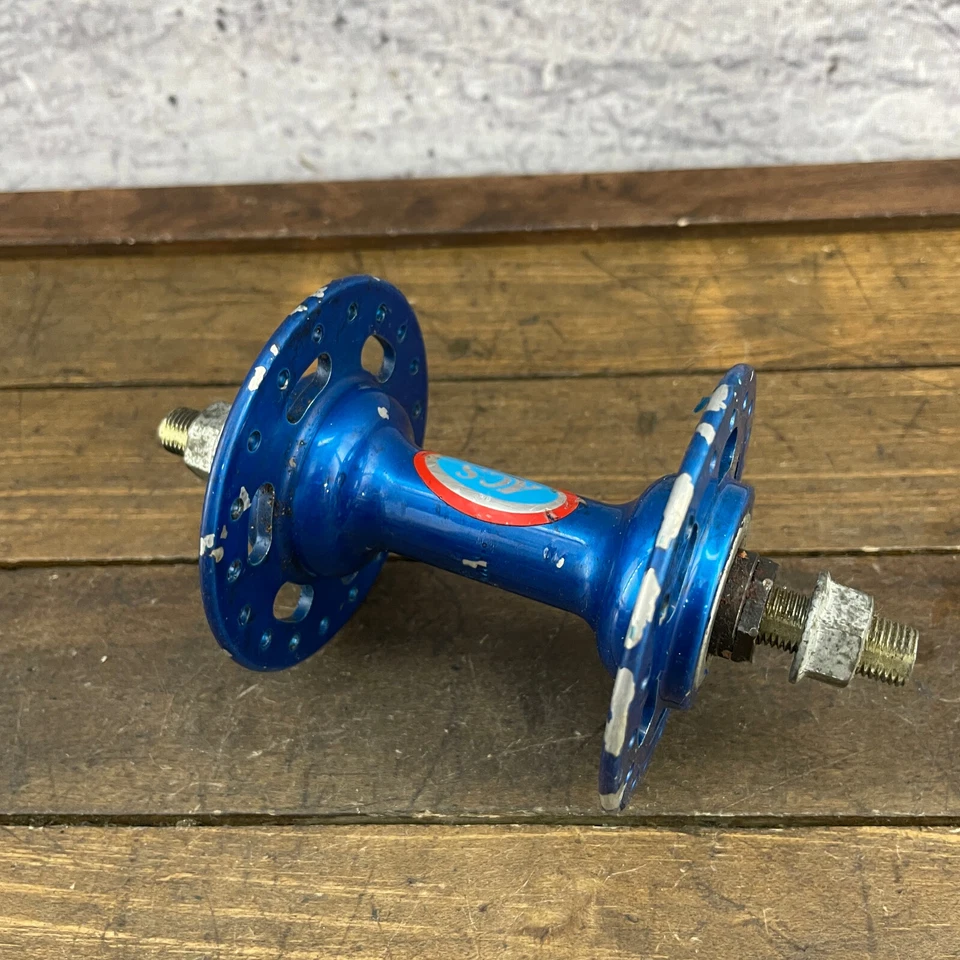 Buje delantero ACS BMX 1981 Old School BMX 36 orificios EE. UU. ACS 36h brida alta 81 A2 Foto 2 de 4