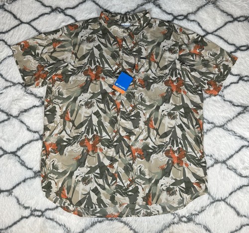 COLUMBIA Silver Ridge Utility Lite Shirt Multi Khaki Men’s Size 3XT *NEW* $60 - Picture 2 of 9