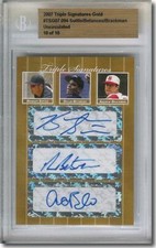 Brad Suttle * DELLIN BETANCES * Andrew Brackman Autograph Rookie BGS Auto #/10