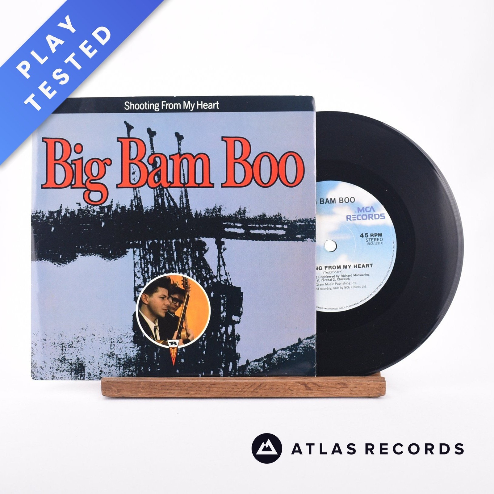 Big Bam Boo - Shooting From My Heart - 7"" Vinyl Record - VG+