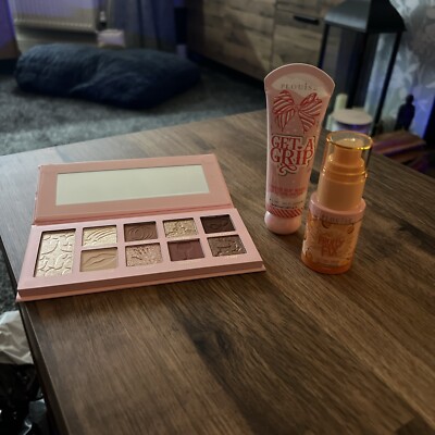 Plouise Set 3-teiliges Set - Augen- und Gesichtspalette, Primer und Setting Spray