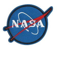 NASA IRON ON PATCH 4" Astronaut Space Exploration Mission Embroidered Applique