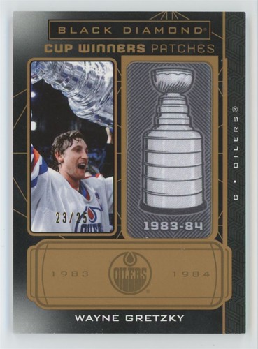 2021-22 Black Diamond Cup Winner Patches Wayne Gretzky /25 #CW-WG
