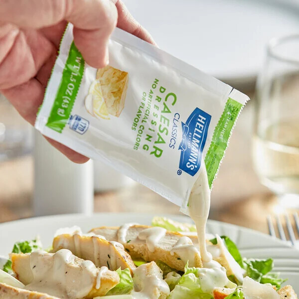 hellmann's classic dressing Hellmann's Classics Balsamic Vinaigrette Salad Dressing Portion Control Sachets, 1.5 ounce -- 102 per case