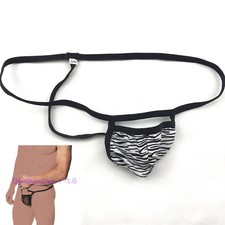 K161 G1612 Mens Micro Pouch Nut Cupper String Thong Fun Wear Open Pouch