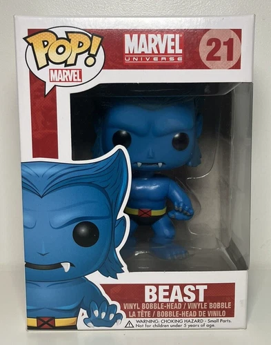 Marvel Universe #21 X-Men Beast Funko Pop Vaulted 2015 Rare Near Mint P/P